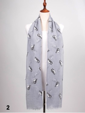 Owl Print Fashion Scarf